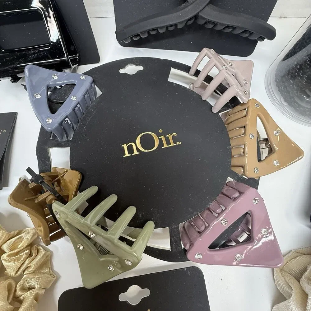 Noir & L Erickson 7 Packs Set Large Hair Accessory Lot 25 Piece Total Bundle New